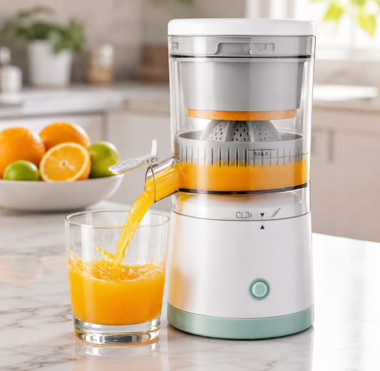 Exprimidor Eléctrico de Frutas | Jugos Naturales Fácil y Rápido