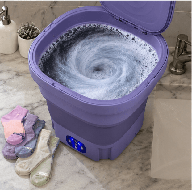 Mini Lavadora Portátil Plegable de 8 Litros | Pago Contra Entrega