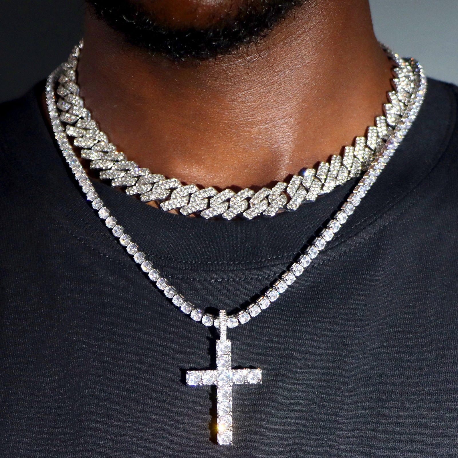 Prong Cuban Necklace For Men - My Store